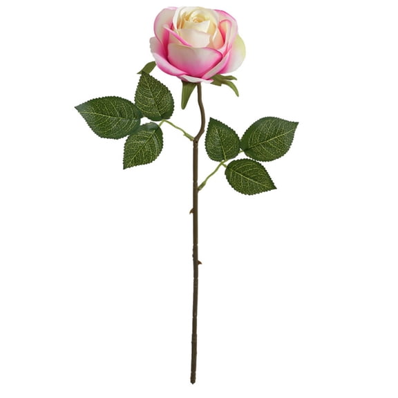 Single Rose Artificial Flower, Fake Rose Bouquet for Home Decor, Valentine'S Day Gift for Her, Silk Rose Stem for Table Centerpiece, Romantic Home Setting Akmoler