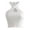 White, variant on Womens Tops Halter Strappy Knitted Off Shoulder Crop Top Sleeveless Padded Casual Basic Tank Top One Size Size Tank Tops for Women