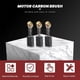 thumbnail image 4 of 10 Pcs 17×13×7mm Power Tool Motor Carbon Brush Black+gold+silver, 4 of 5
