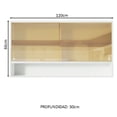 thumbnail image 2 of Alacena 2 Puertas Corredizas De Cristal Madesa 120 cm G2512709PRRF, 2 of 7