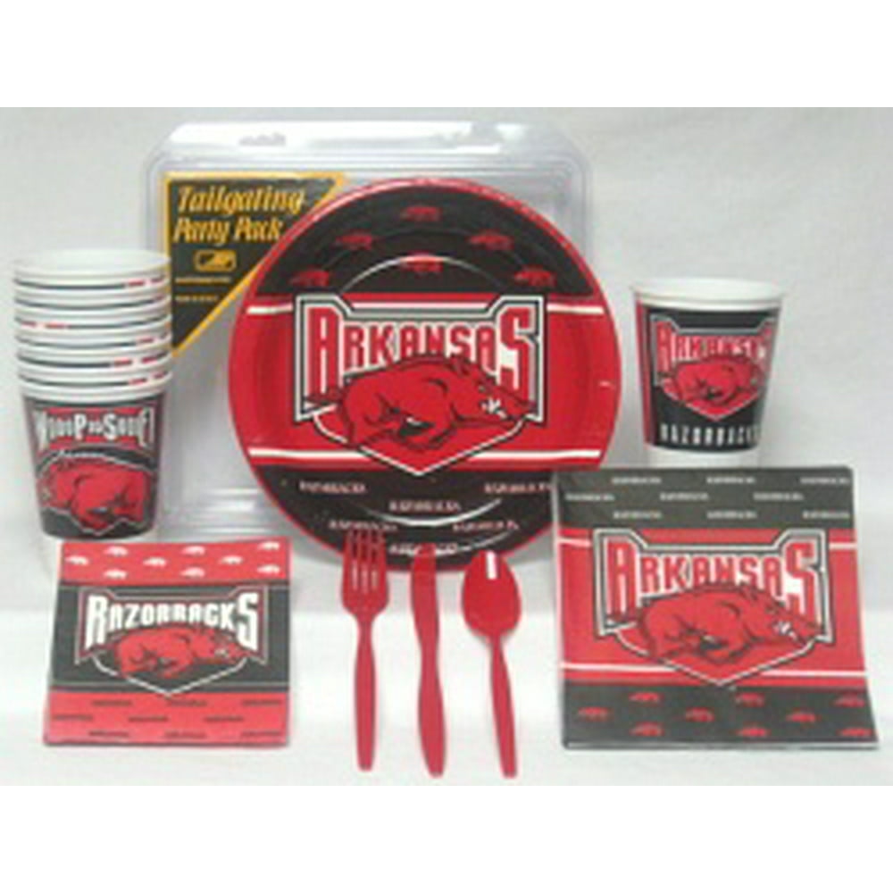Arkansas Razorbacks Party Supplies Pack 1