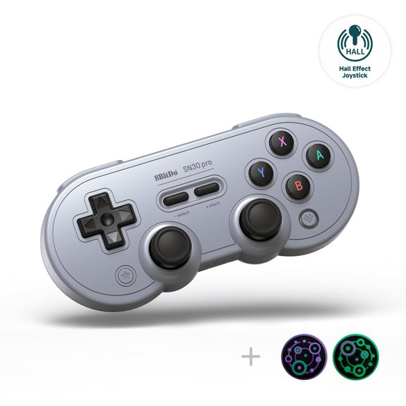 Controlador Bluetooth inalámbrico 8Bitdo Sn30 Pro Grey Edition
