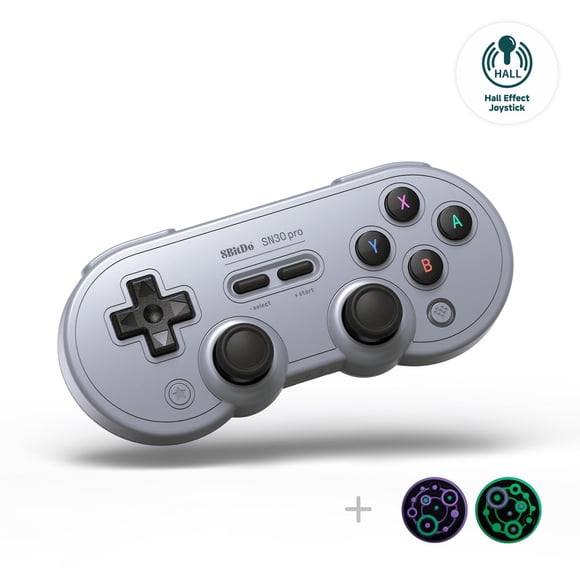 Controlador Bluetooth inalámbrico 8Bitdo Sn30 Pro Grey Edition