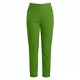 thumbnail image 6 of LVHAOGJOB Plus Size Pants for Women Length Elastic Waist Breathable with Pockets Loose Fit Straight Leg Ladies Solid, 6 of 6