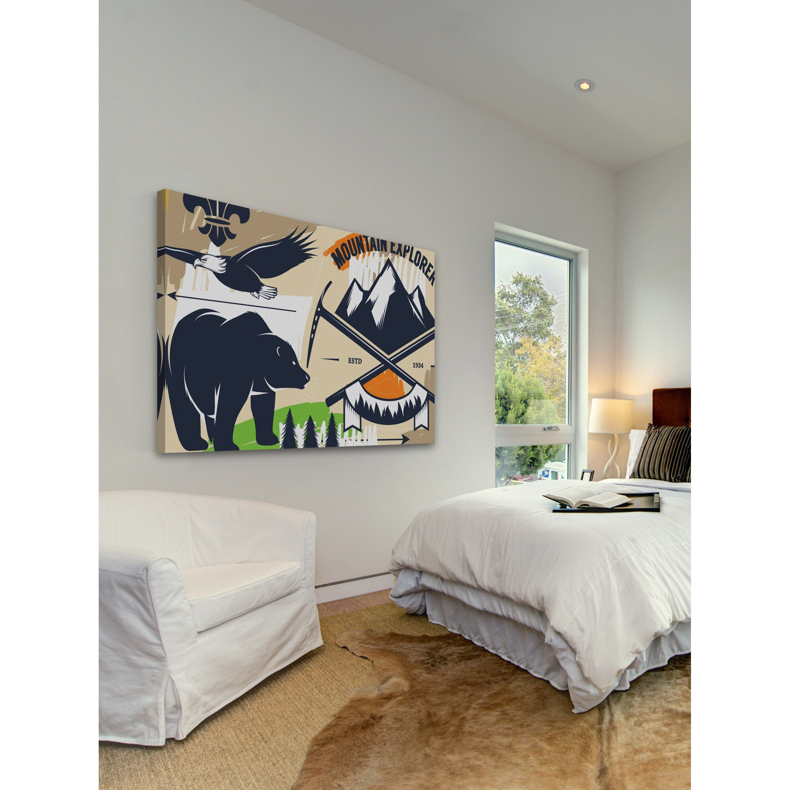 Marmont Hill "Explorer II" by Josh Ruggs Painting Print on Wrapped Canvas