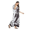 thumbnail image 4 of Gypsie Blu Women Long Kaftans Summer Loose Caftan Dress Evening Casual Ladies Dresses Online, 4 of 7