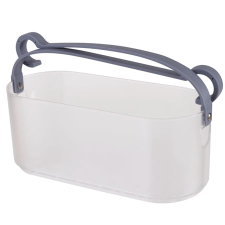 Bath Bliss Plastic 2 Way Deluxe Shower Caddy in Clear