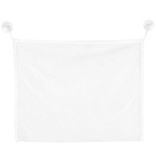 Sac de Rangement Mural en Maille pour Jouets et Produits de Bain Design Respirant Blanc Grande Taille