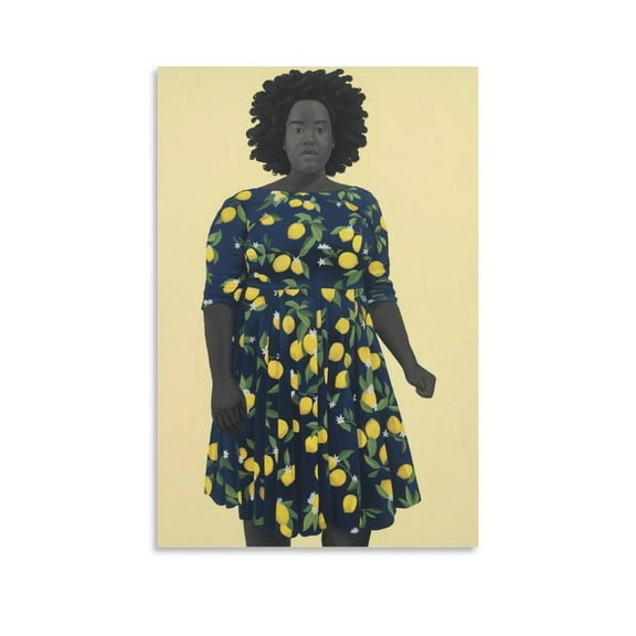 Amy Sherald-She Always Believed The Good About Those She Loved (2018) Wall Art Picture Painting Poster Canvas Print Posters Artworks Bedroom Living Room Decor 16x24inch(40x60cm)