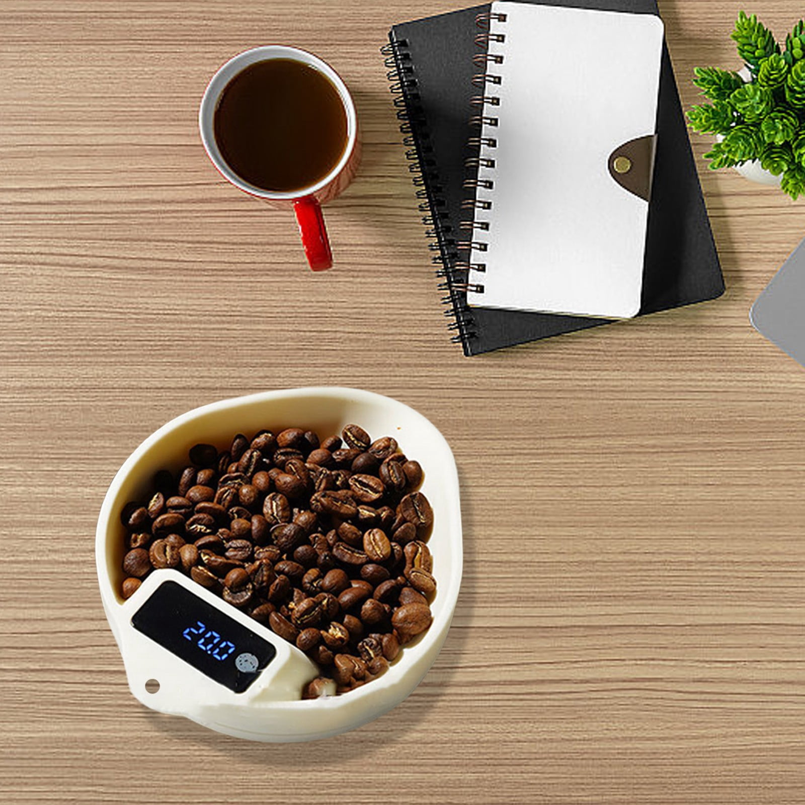 Specollect 2Pcs Coffee Bean Scale, Espresso Scale for Coffee Beans Weighting/Dosing, Mini Coffee Scale, Digital Kitchen Scale, Coffee Tea Spice,