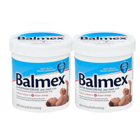 Balmex crème avec l'érythème fessier L'oxyde de zinc paquet de 16 oz de 2