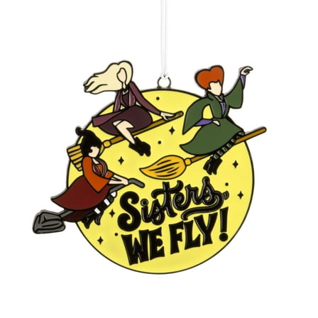 Hallmark Ornament (Disney Hocus Pocus Sisters, We Fly, Metal) 1 Count