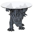 thumbnail image 5 of Design Toscano Warwickshire Dragon Gothic Decor Glass Topped Coffee Table, 39 Inch, Polyresin, Grey Stone, 5 of 5