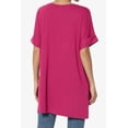 thumbnail image 2 of TheMoogan T-Shirt Basique Décontracté à Manches Courtes et Col Rond pour Femmes, 2 of 6