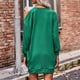 thumbnail image 5 of Vestido sudadera casual,Vestido sudadera con un hombro y un hombro Vestido sudadera con capucha Vestido con capucha Acabado de lujo, 5 of 7