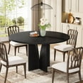 thumbnail image 5 of Tribesigns Round Dining Table, 39.37" Wood Kitchen Table for 4 People, 5 of 6