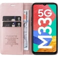 thumbnail image 2 of Case for Samsung Galaxy M33 5G PU Leather Wallet Case Cover,Samsung Galaxy M33 5G Flip Folio Case with Card Holders,Magnetic Phone Case Compatible with Samsung Galaxy M33 5G,Rose Gold, 2 of 13