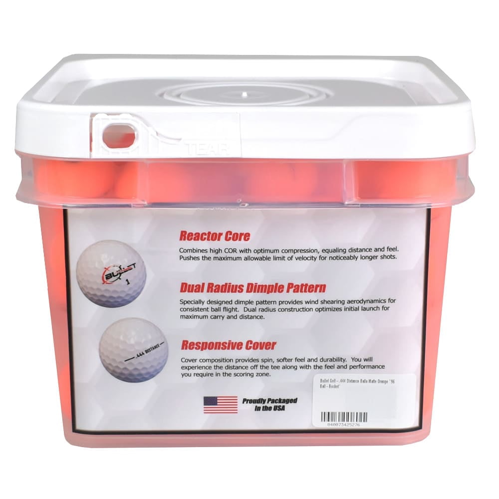 Bullet .444 Distance Matte Colored Golf Balls [96-Ball]
