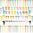 thumbnail image 4 of Langgg 3 Sets Fruit Forks Small Cake Dessert Food Toothpick Tableware Travel Party Dining Home Flatware Decoration Utensil, 4 of 6