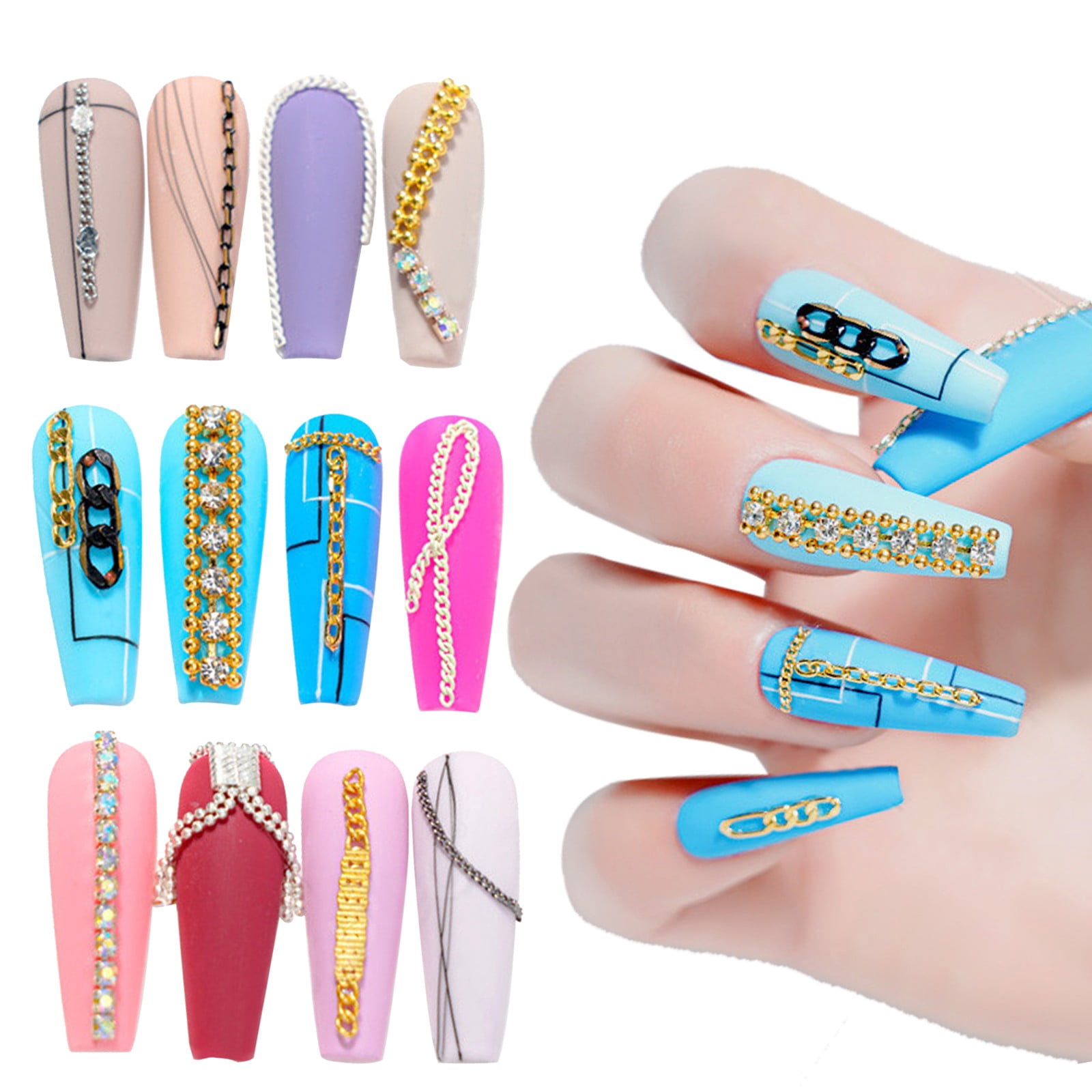 Nail Jewelry for Acrylic Nails Nail Tabs Makeup Pearls for Eyes Different Size Rhinestones Wax Pen Picking Stone Wax Pens Glitter Shapes Nail Tabs Nail Nail Jewelry And Decorations