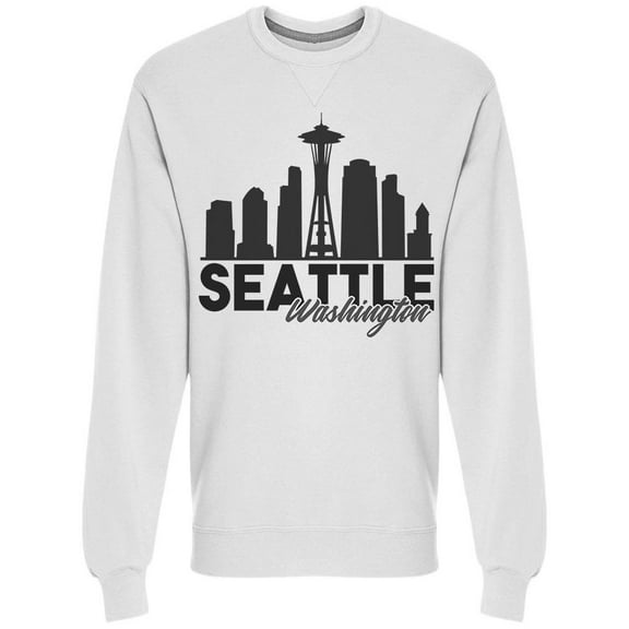 Seattle Washington. City  Sweatshirt Men -Image by Shutterstock, Male Medium