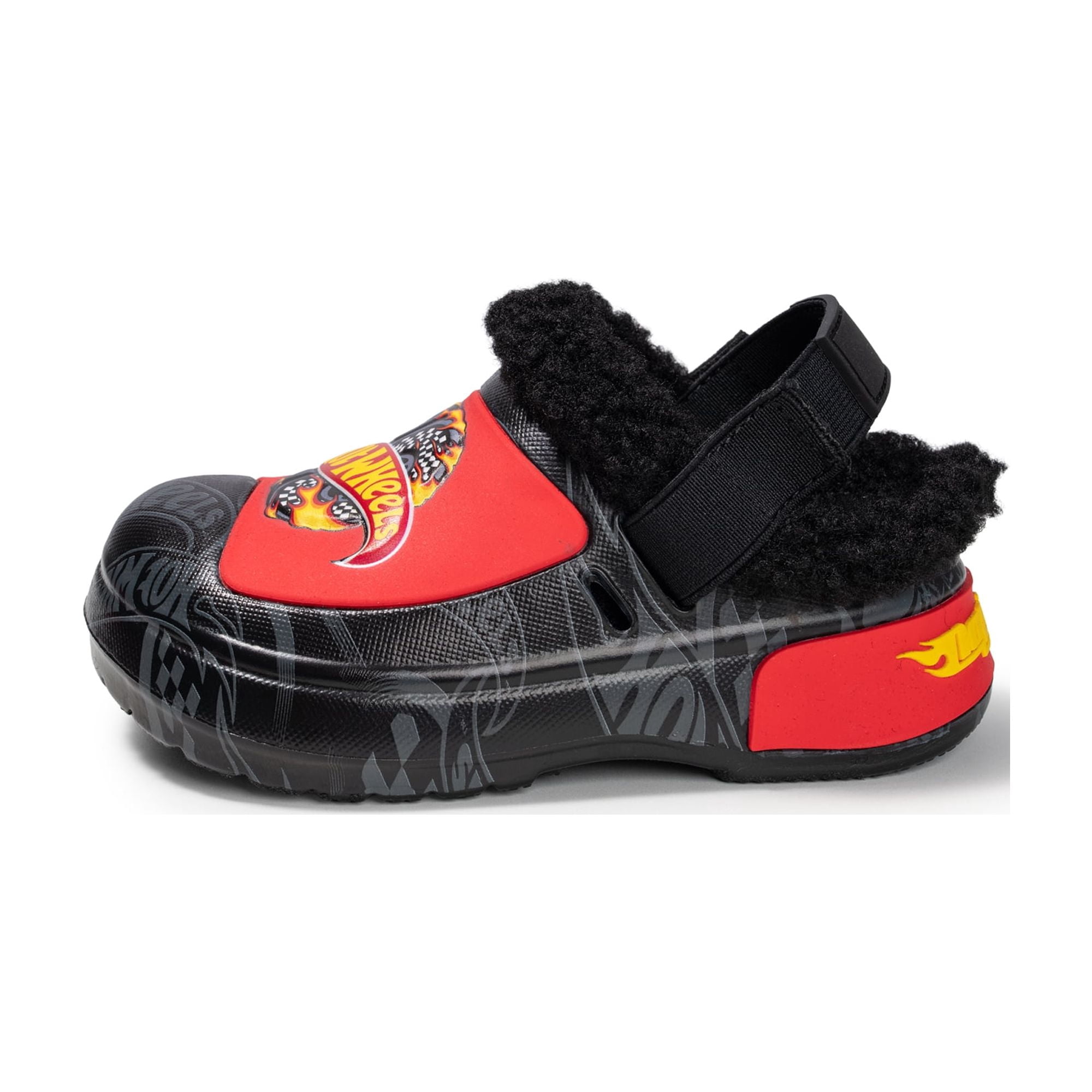 Hot Wheels Toddler Faux Fur Lined Clogs
