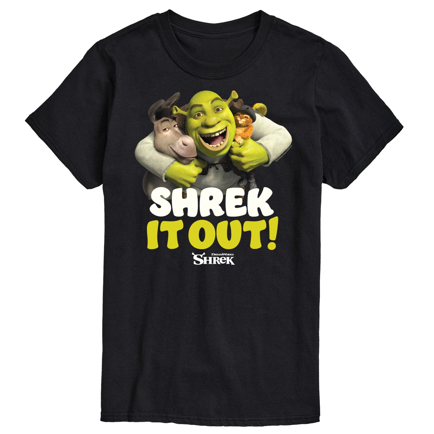 Shrek - Hug it Out - Men's Short Sleeve Graphic T-Shirt - Walmart.com