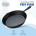 thumbnail image 5 of Alpine Cuisine Pre-seasoned Cast Iron Frypan 10-Inch - Black Cast Iron Frypan - Durable, Heavy Duty Cooking Pans - Multipurpose Use Kitchen Pans, 5 of 8