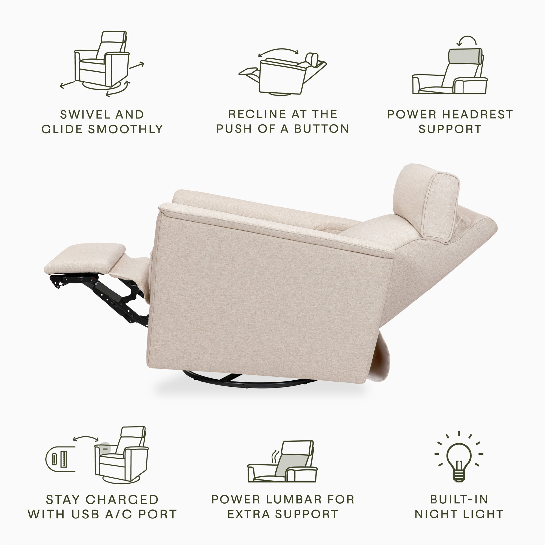 Namesake Willa Pro Power Recliner and Swivel Glider