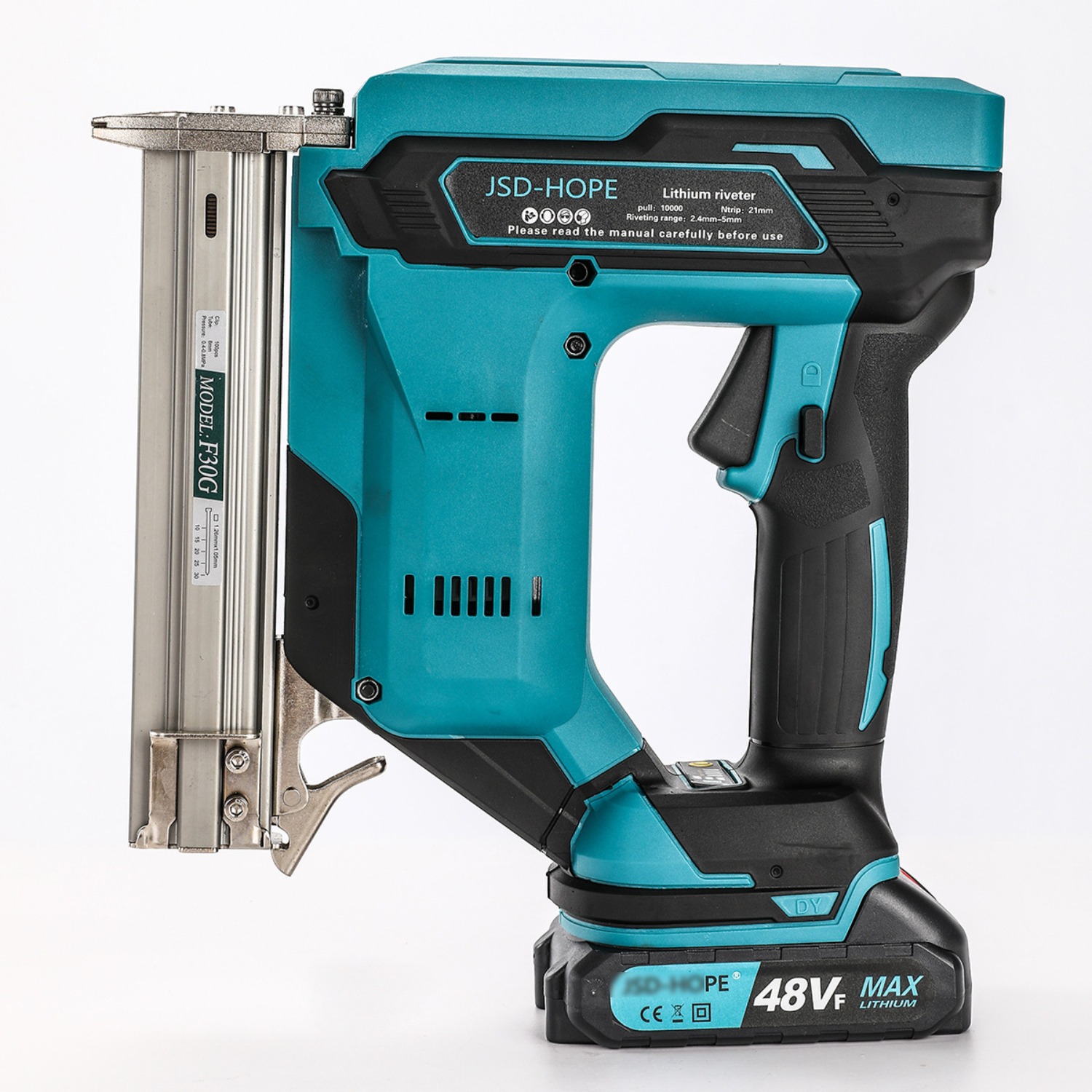 Cordless Lithium-Ion Nail Gun-Electric Brad Nailer&Stapler for Woodworking,Rechargeable Framing/Finish Nail Gun for DIY Home Decoration,No Air Compressor Needed