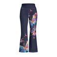 thumbnail image 4 of DISNIMO Purple Butterfly Kids Flare Leggings Size 5-6 Bell Bottoms for Girls Yoga Pants with Pockets for Kids Bell Bottoms Leggings with Pockets Flare Dance Pants Girls Workout Leggings, 4 of 7