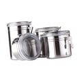 thumbnail image 1 of 4 botes herméticos para café, té, azúcar y café molido para la cocina. 4 pulgadas, 1 of 9