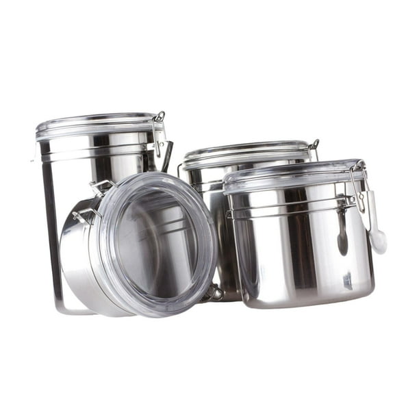4 botes de café para almacenar cereales, herramienta multifuncional para almacenar granos de café. 4 pulgadas