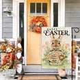 thumbnail image 6 of HuiXinOu Double Sided Easter Garden Flag, Spring Yard and Patio Decoration for Pole, 18 x 12 Inch Outdoor Burlap Banner with Seasonal Design, 6 of 6