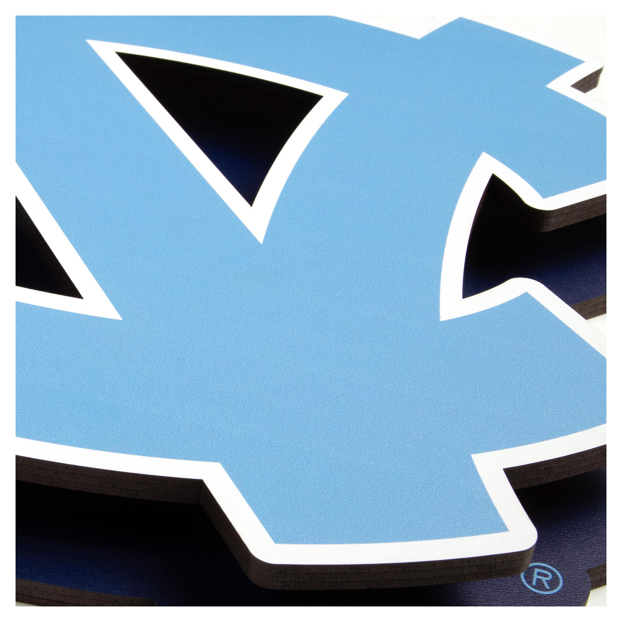 IDNA North Carolina Tar Heels 14" 3DX Logo Die Cut Wall Art