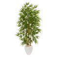 thumbnail image 1 of Nearly Natural 9871 63 in. Bamboo Artificial Tree in White Planter, 1 of 1