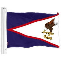 G128 American Samoa Flag | 3x5 Ft | LiteWeave Pro Series Printed 300D Polyester | Indoor/Outdoor, Vibrant Colors, Brass Grommets