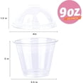 thumbnail image 4 of Galashield Parfait Cups with Lids, 9 oz Disposable cups with Dome Lids NO HOLE, 50 Sets, 4 of 7