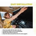 thumbnail image 5 of Windshield Sun Shade, Certified 99.87% UVB & 99.02% UVA Protection, Award-Winning Car Windshield Sunshade with Patented Technology, Large Plus 60 x 30 in, by Kinder Fluff, 5 of 9