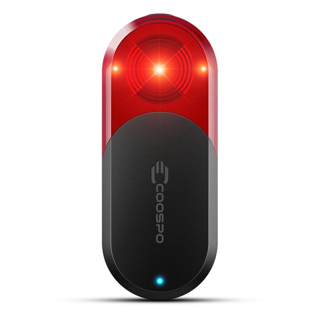 Luz trasera con radar para bicicleta CooSpo TR70, alcance de 140 m, batería de 40 h