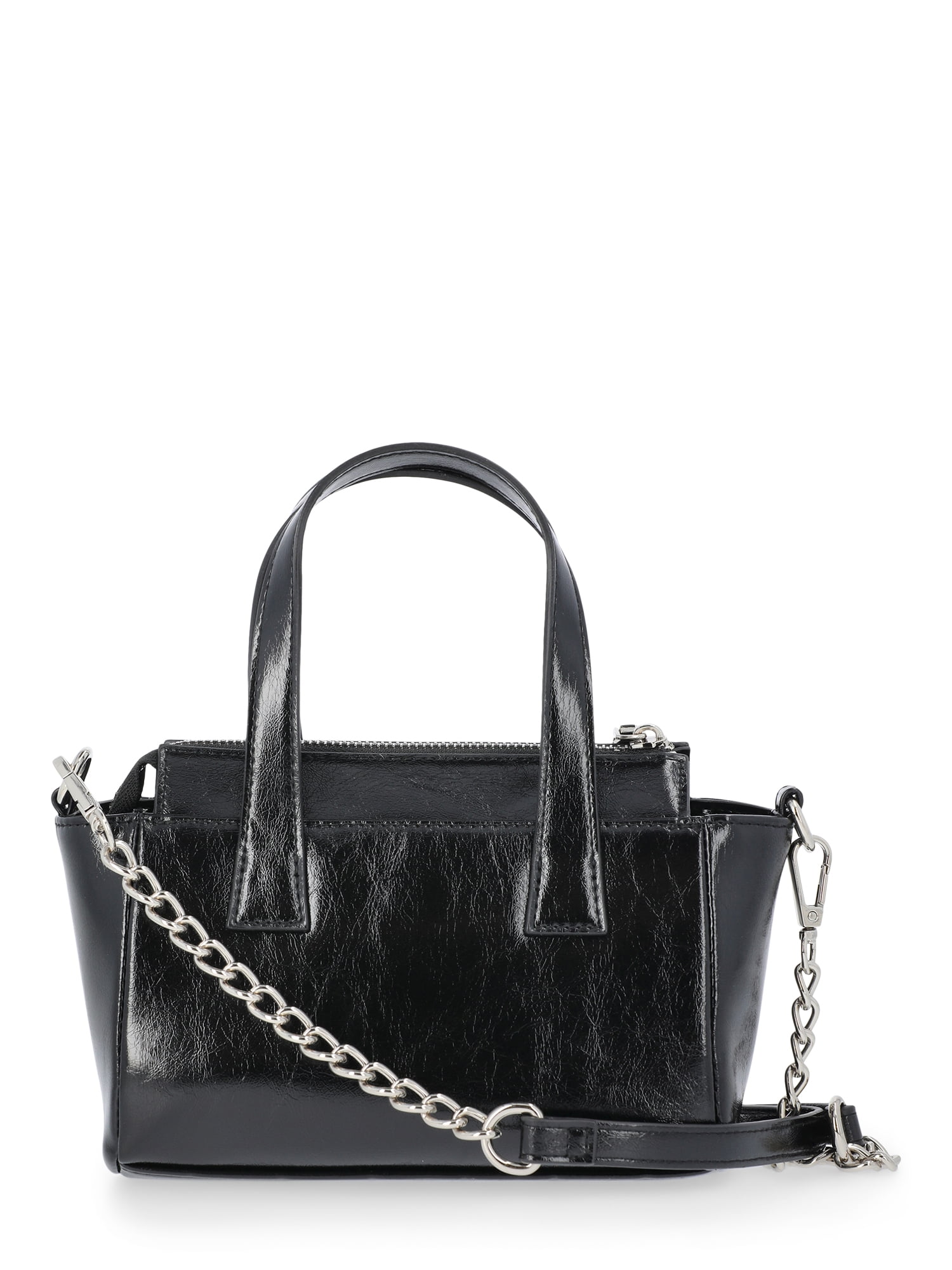 Madden NYC Women's Clip Belt Satchel, Black