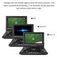 thumbnail image 2 of 9.8 Inch Portable Home Car DVD Player Rotatable VCD CD Game TV Player Radio Adapter Support FM Radio Receiving ,Easy to Install, 2 of 6