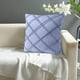 thumbnail image 4 of Funda de cojín con borde plateado, almohada de viaje para oficina en casa, funda de cojín cuadrada, 4 of 6