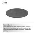 thumbnail image 3 of Uxcell Round Graphite Block Disk Ingot Graphite Electrode Plate 100x5mm for Melting Casting, Electrolysis, Pack of 2, 3 of 4