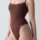 thumbnail image 3 of Body moldeador de cintura para mujer, estilo fino, con encaje, soporte para el pecho, corsé moldeador de abdomen, body moldeador de cintura para mujer, ropa moldeadora de nailon., 3 of 4