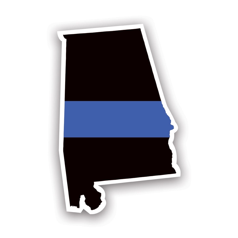 Produktbild von Thin Blue Line Hundegeschirr – USA-Design, Größe L, Reflektierend & Bequem