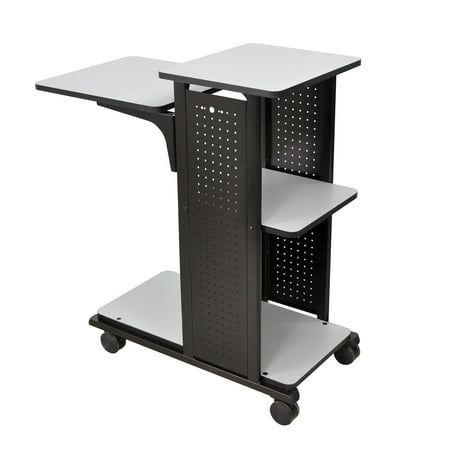 Luxor Mobile Presentation Station-Color:Black/Gray