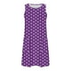 thumbnail image 5 of Vestido de Verano para Mujeres, Vestido de Cuello Redondo sin Mangas de Bolsillo de Impresión de Moda Casual Hecha de 95% Poliéster 5% Spandex para Primavera Verano, Vestido Sexy para Mujeres, 5 of 6