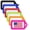 Mixed, variant on Mifflin Luggage Tags, Mixed Colors, 6 Pack