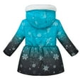 thumbnail image 5 of Povozer Girl's Winter Coats Outerwear Puffer Jacket Waterproof with Warm Hood(Black,4-5Y), 5 of 6